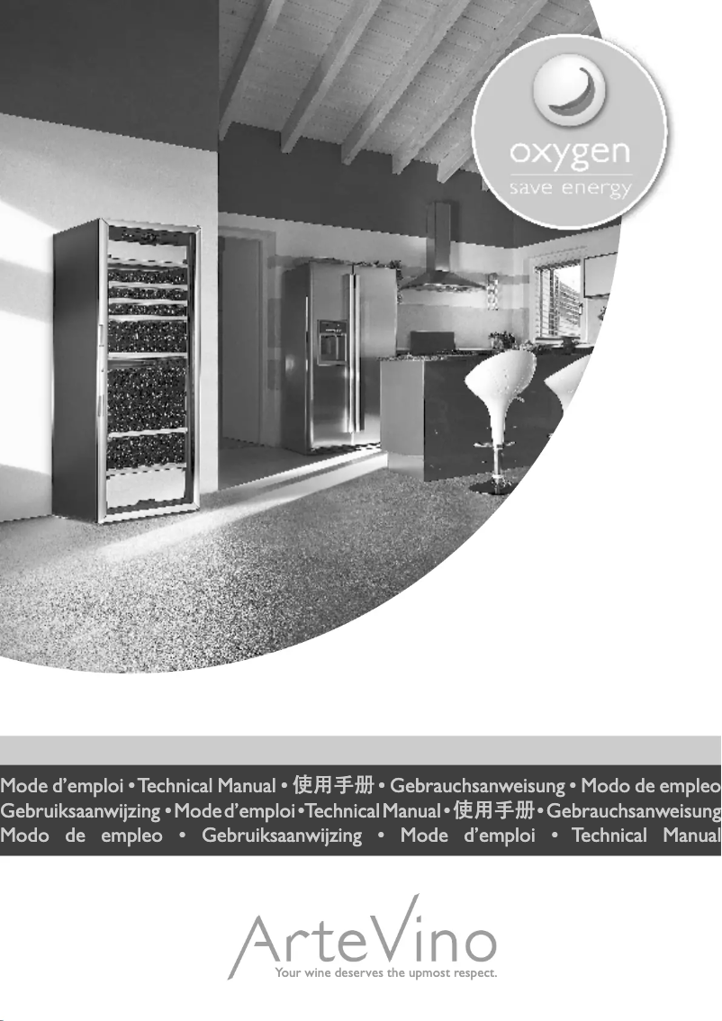 Page n°1 - Manuel utilisateur ArteVino OXM1T182NVD
