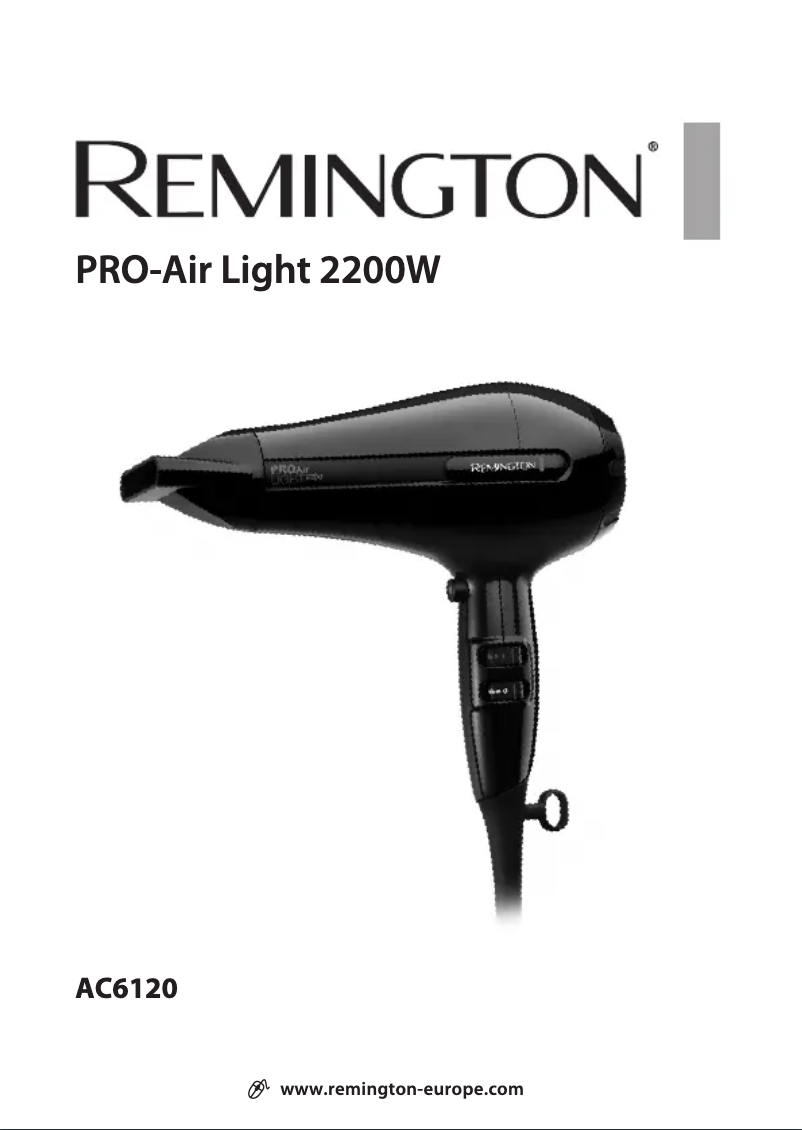 Page n°1 - Manuel utilisateur Remington AC6120