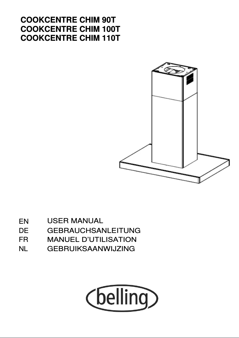 Image de la première page du manuel de l'appareil Cookcentre 110T