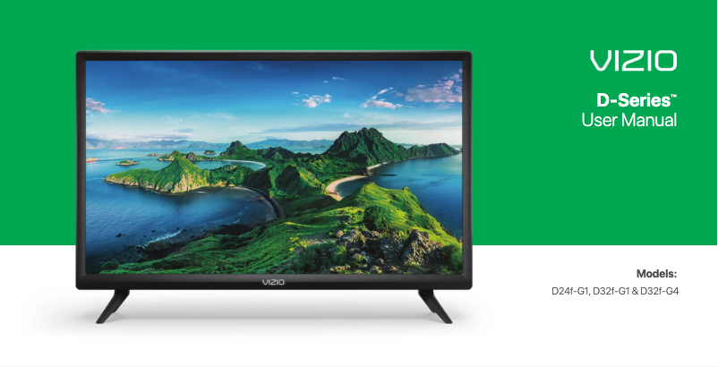 Page 1 de la notice Manuel utilisateur VIZIO D32f-G4