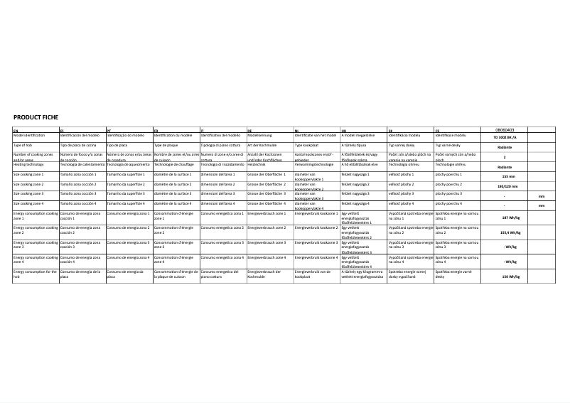 Image de la première page du manuel de l'appareil TD 3002 BK