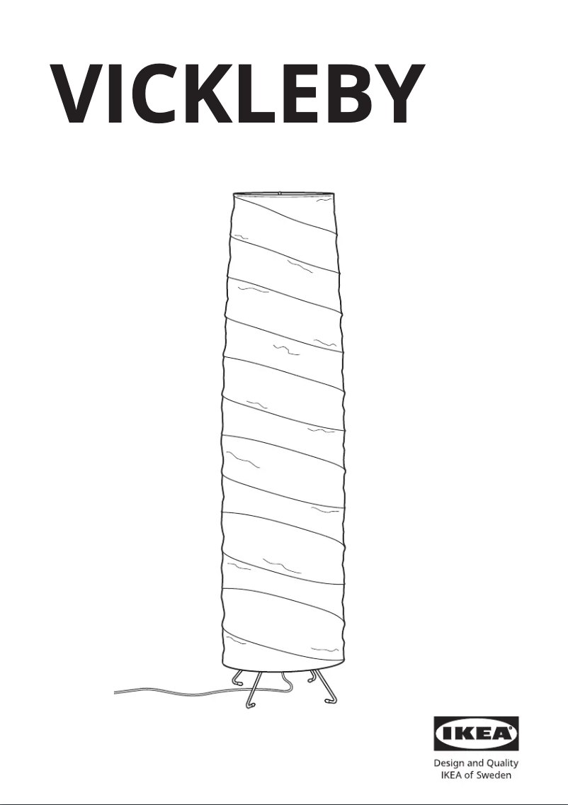 Imagen de la primera página del manual del dispositivo VICKLEBY 304.844.83