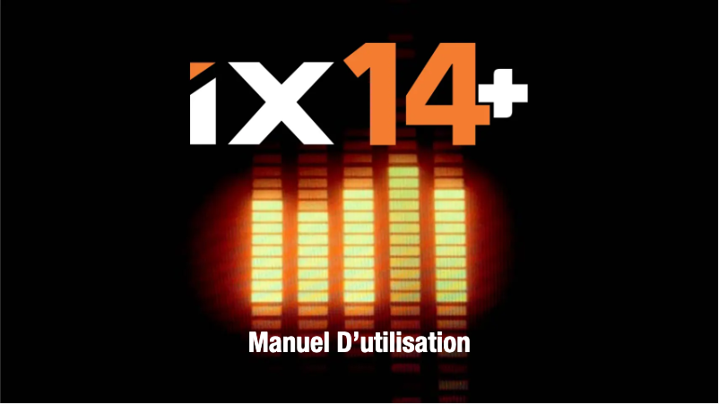 Image de la première page du manuel de l'appareil iX14