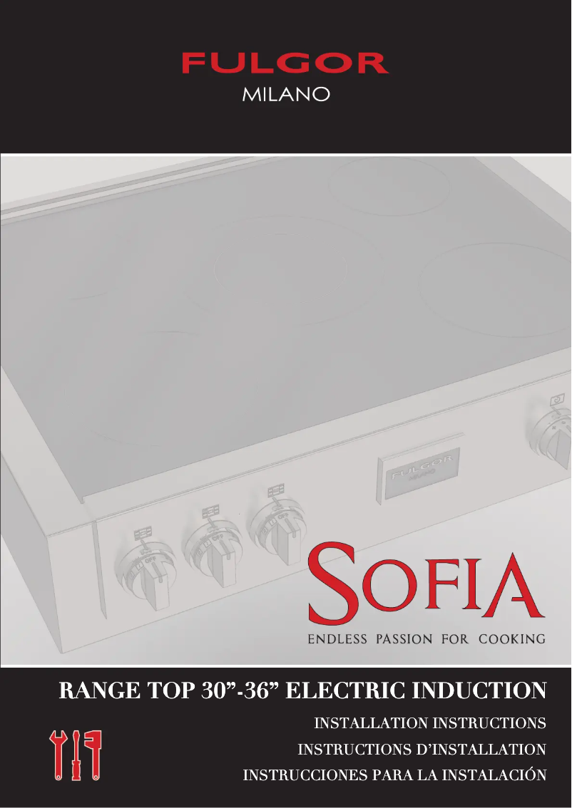 Page n°1 - Guide d'installation Fulgor Milano F6IRT304S1