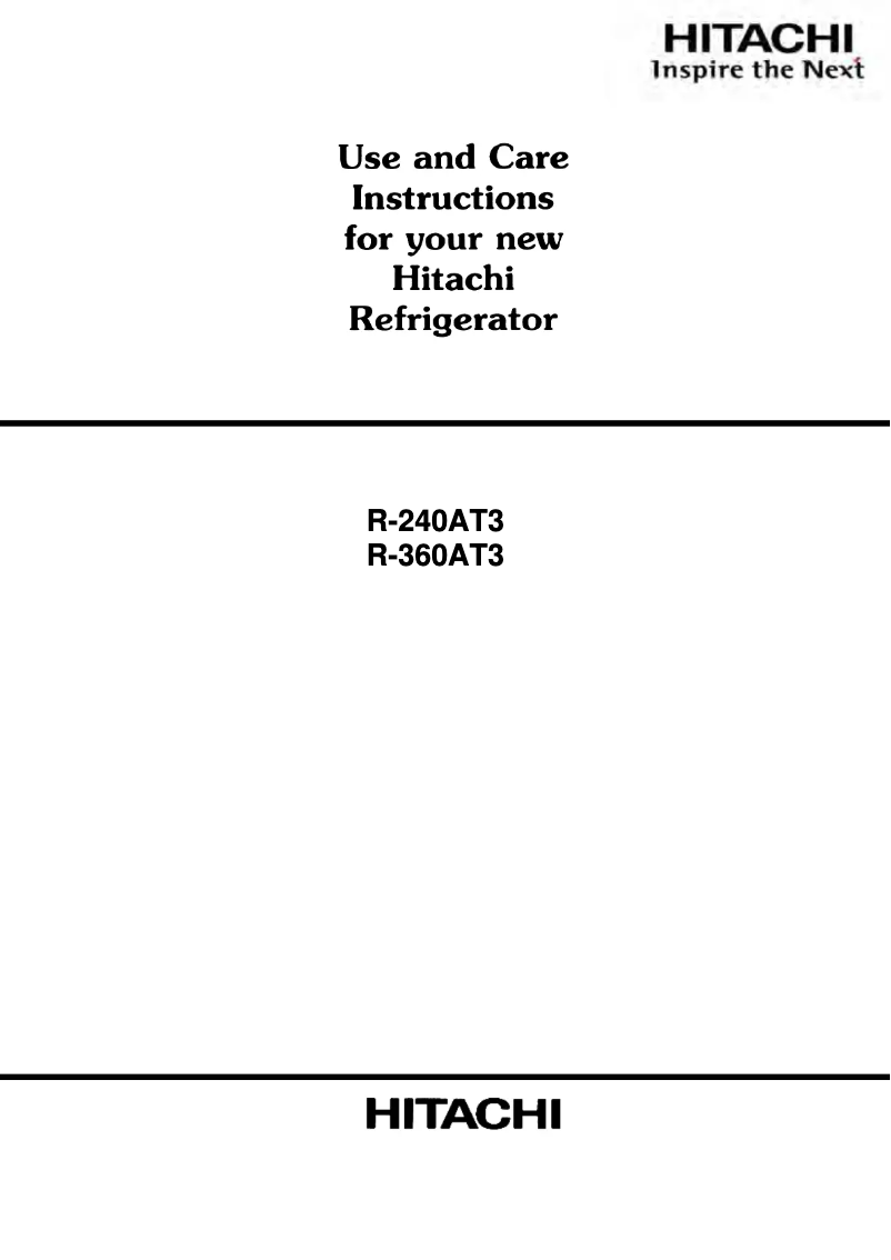 Imagen de la primera página del manual del dispositivo R-360AT3