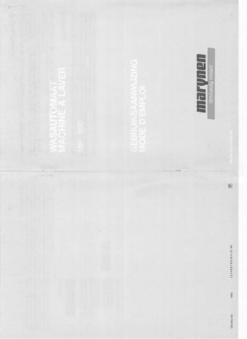 Page 1 de la notice Manuel utilisateur Marynen CMF 103C