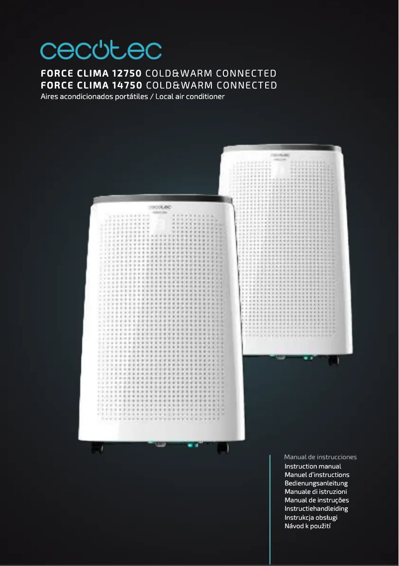 Page 1 de la notice Manuel utilisateur Cecotec Force Clima 14750