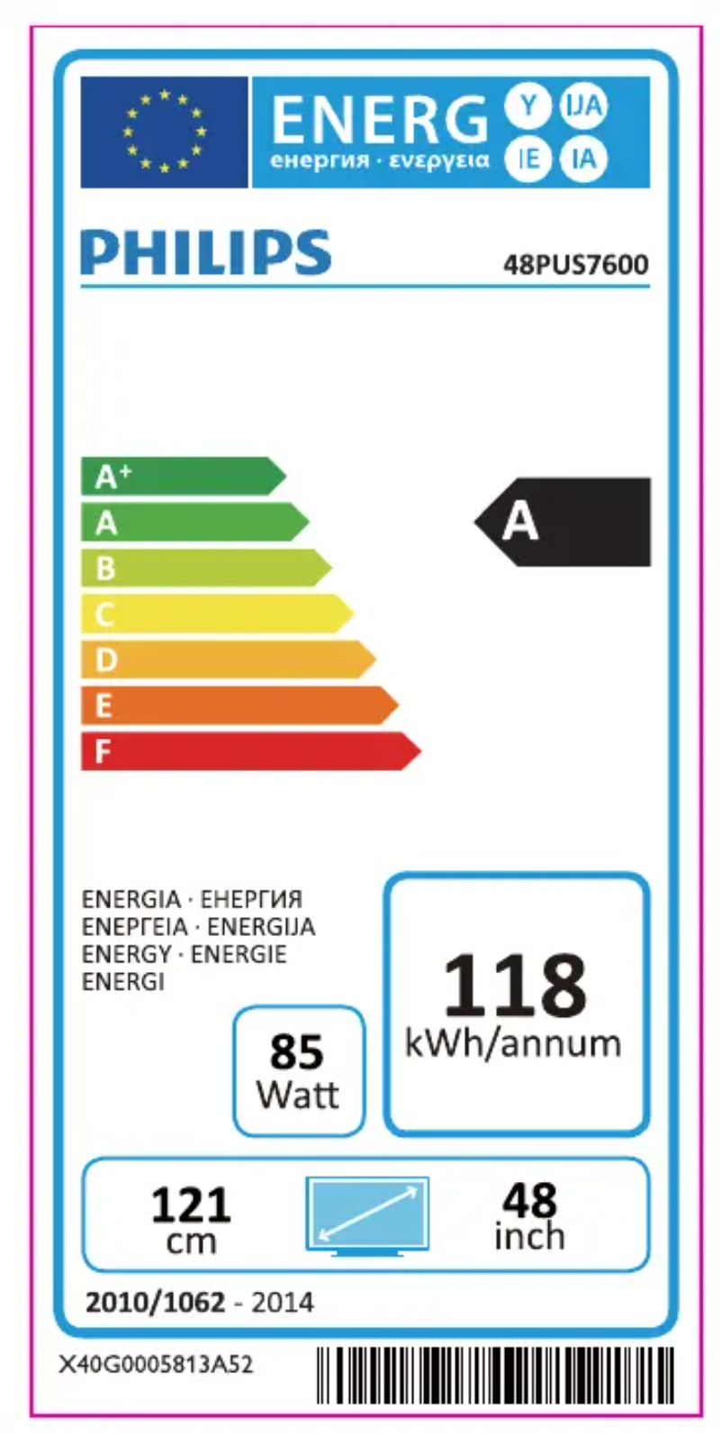 Image de la première page du manuel de l'appareil 55PUS7600