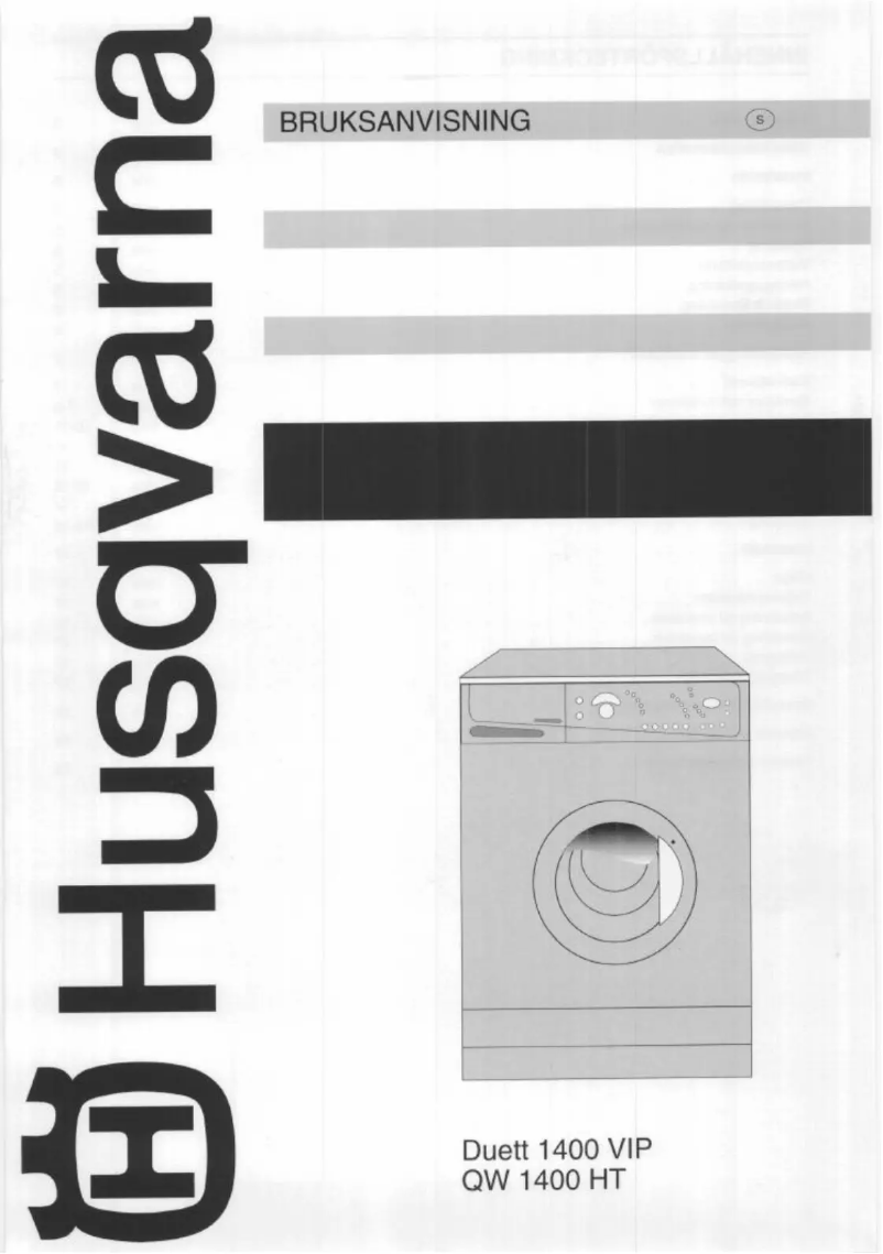 Page 1 de la notice Manuel utilisateur Husqvarna Duett 1400 qw 1400 ht