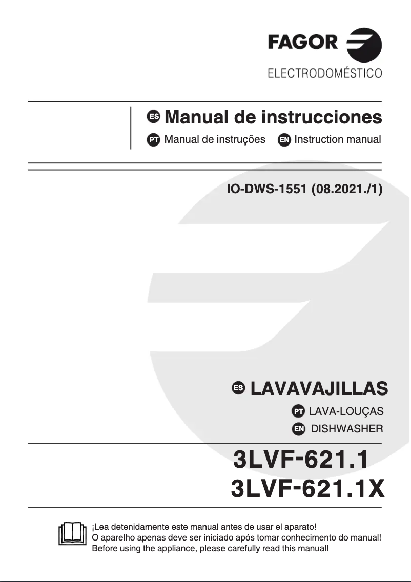 Page 1 of the manual User Manual Fagor 3LVF-621.1