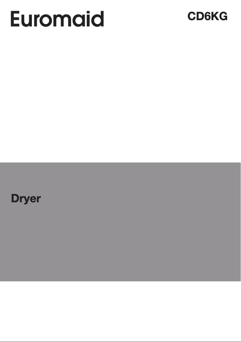 Page 1 de la notice Mode d'emploi Euromaid CD6KG