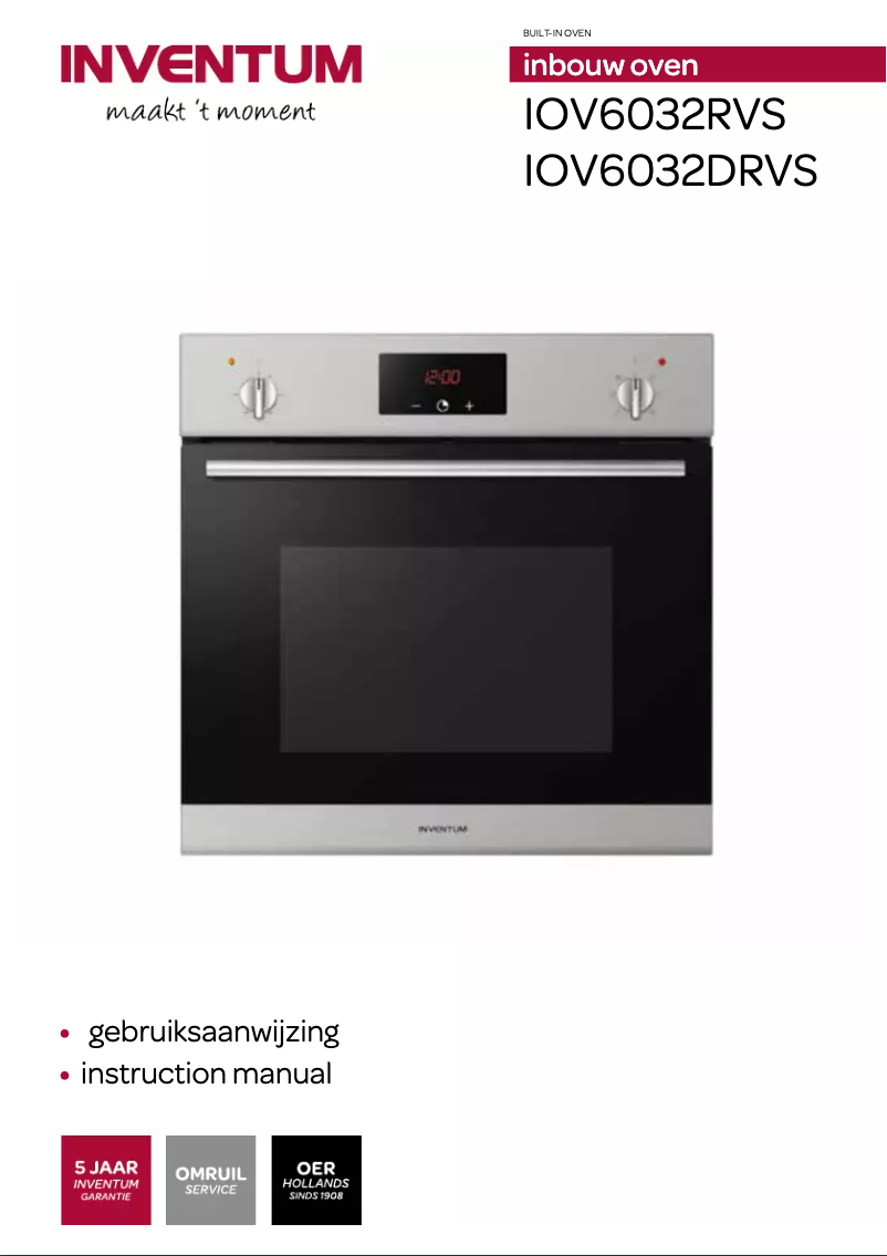 Page 1 de la notice Manuel utilisateur Inventum IOV6032