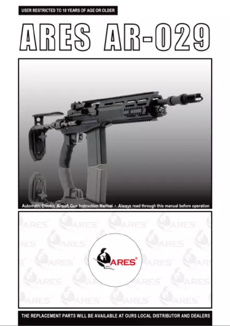Page n°1 - Manuel utilisateur Ares AR-029