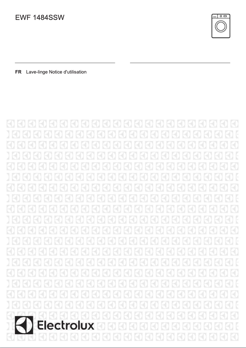 Page 1 de la notice Manuel utilisateur Electrolux EWF1484SSW