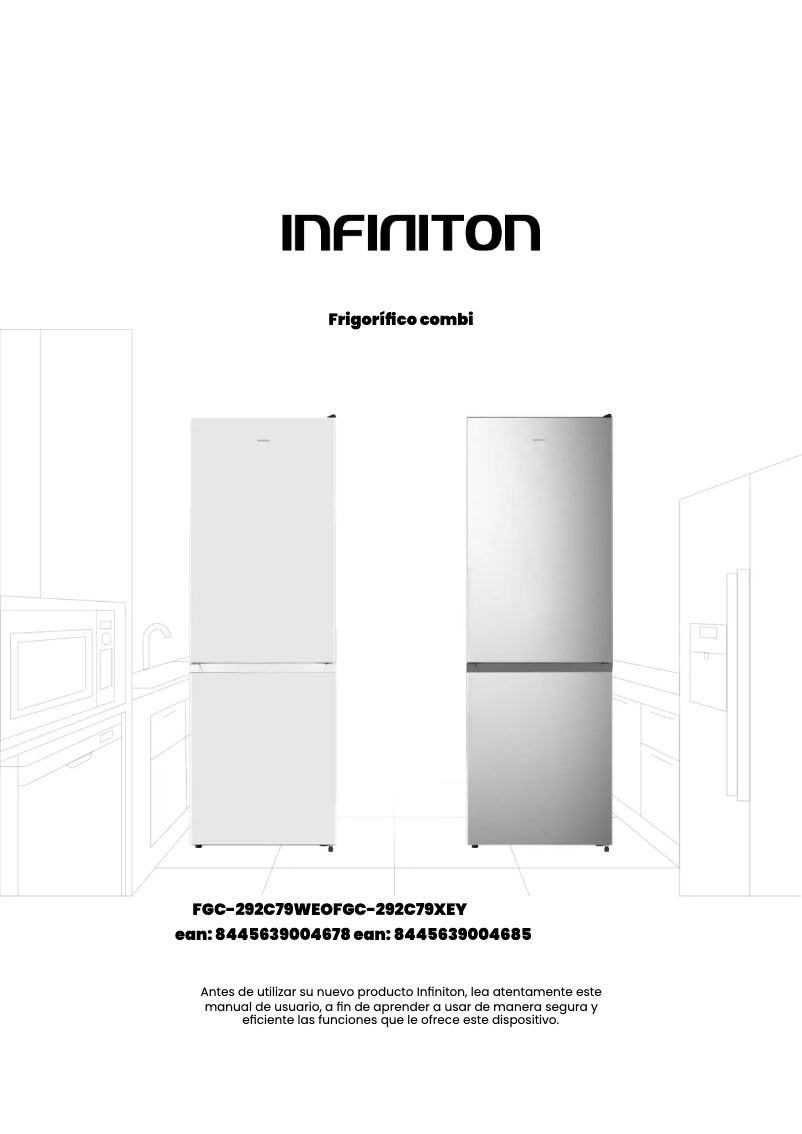 Page 1 de la notice Manuel utilisateur Infiniton FGC-292C79XEY