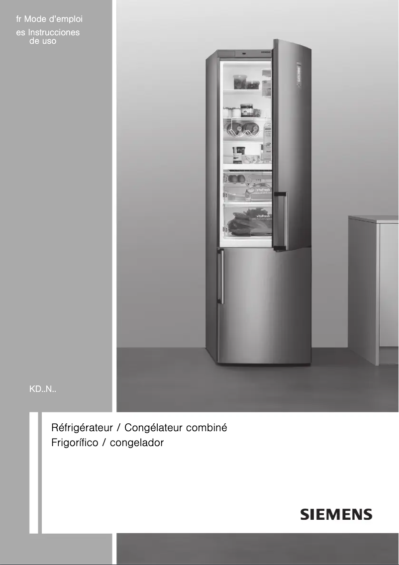 Image de la première page du manuel de l'appareil KD46NVI30