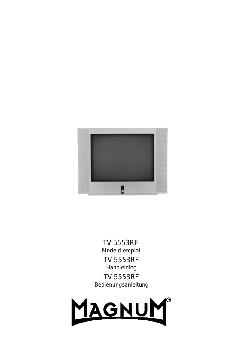 Image de la première page du manuel de l'appareil TV 5553RF