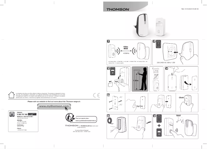 Imagen de la primera página del manual del dispositivo 513126
