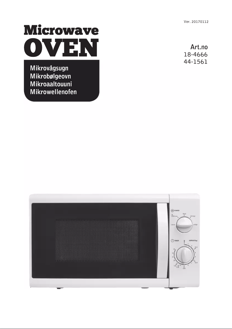 Página 1 del manual Manual de usuario Clas Ohlson MM720CPV-PM