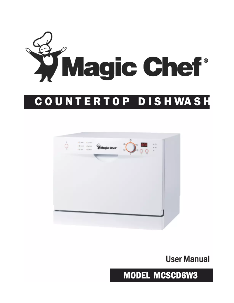 Página 1 del manual Manual de usuario Magic Chef MCSCD6W3