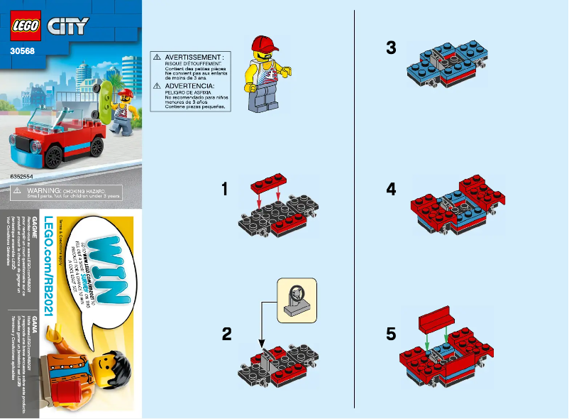 Page n°1 - Manuel utilisateur Lego City 30568