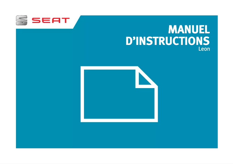 Page 1 de la notice Manuel utilisateur Seat Leon ST (2015)
