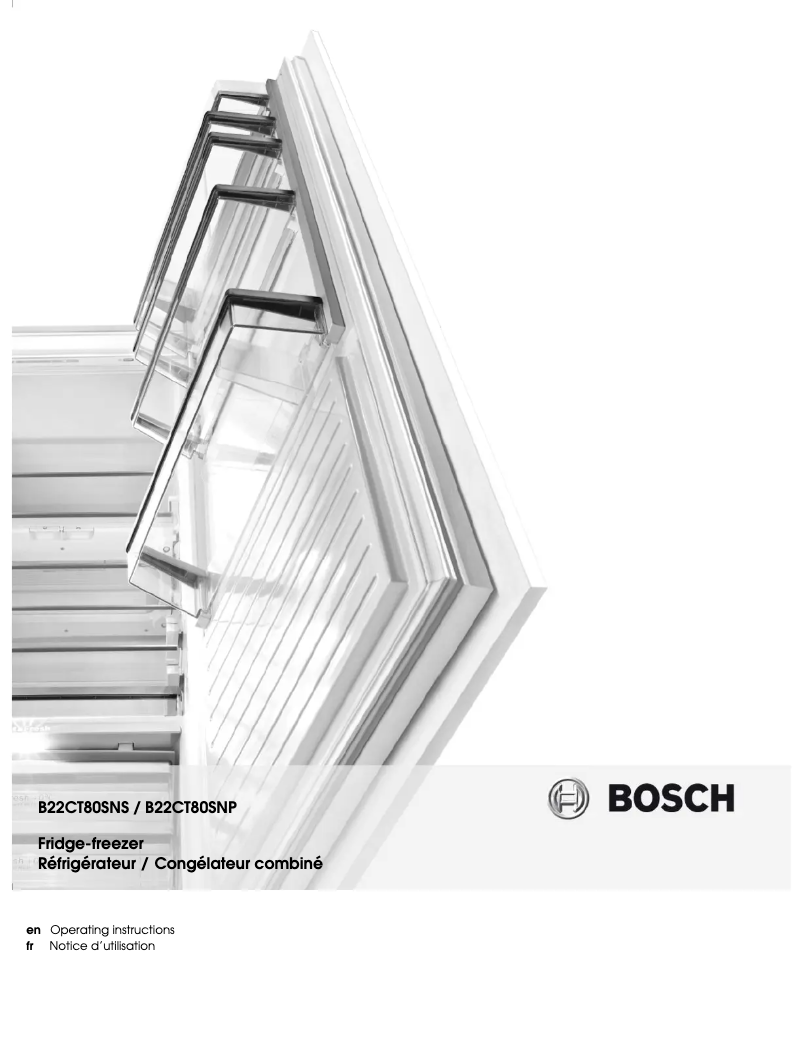 Page 1 de la notice Manuel utilisateur Bosch 800 Series B22CT80SNS