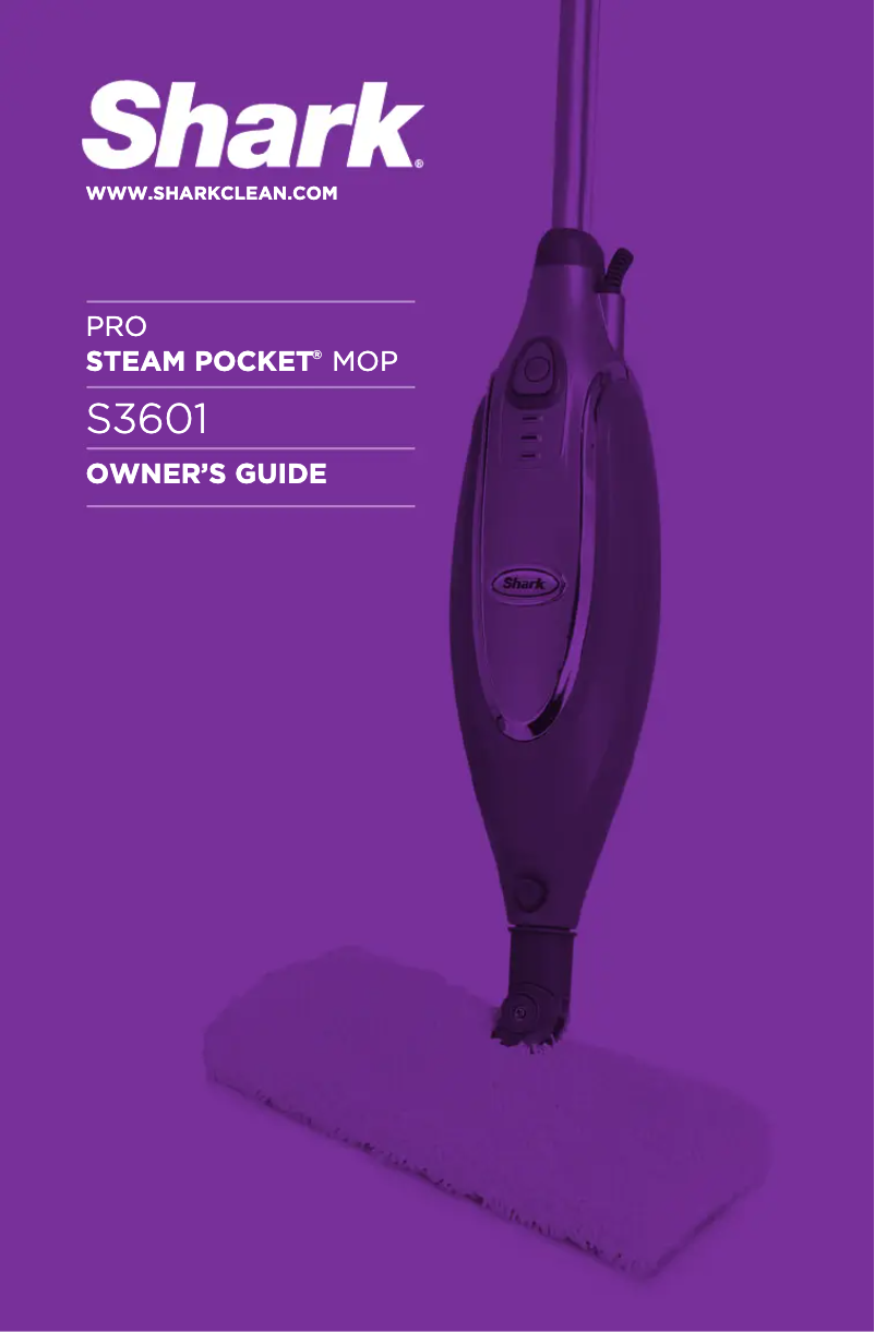 Page n°1 - Manuel utilisateur Shark S3601