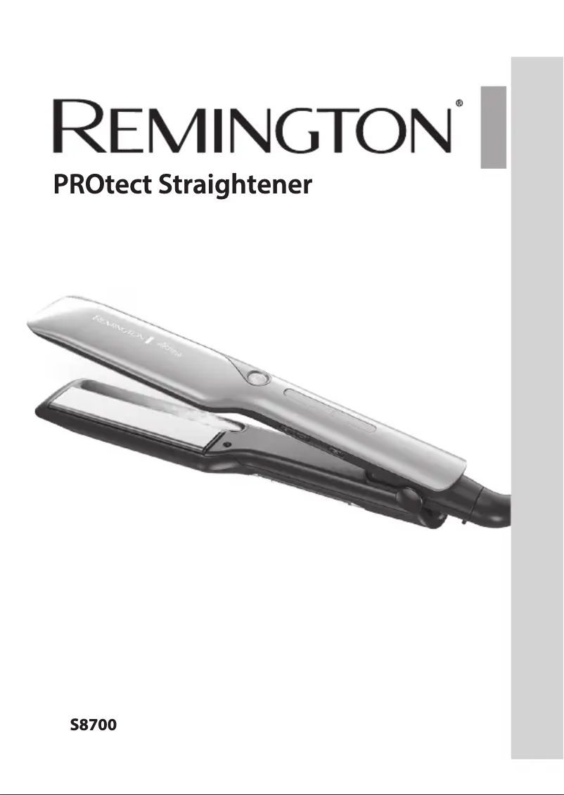 Page 1 de la notice Manuel utilisateur Remington S8700