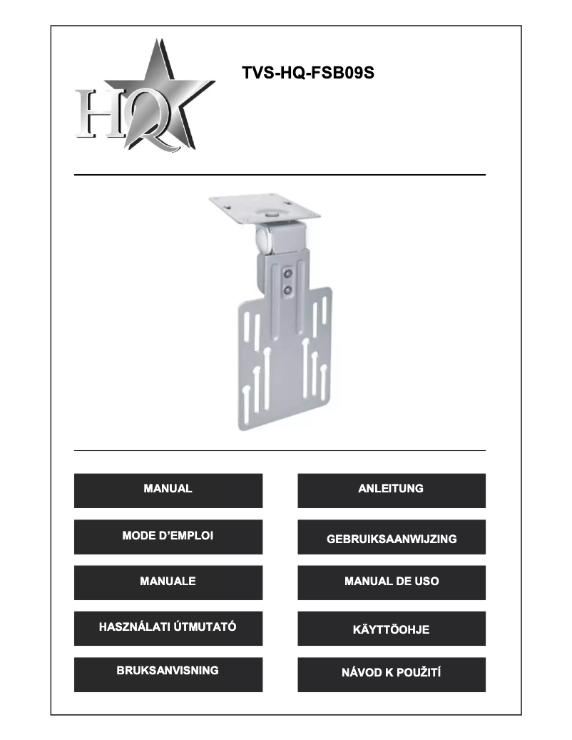 Image de la première page du manuel de l'appareil FSB09S