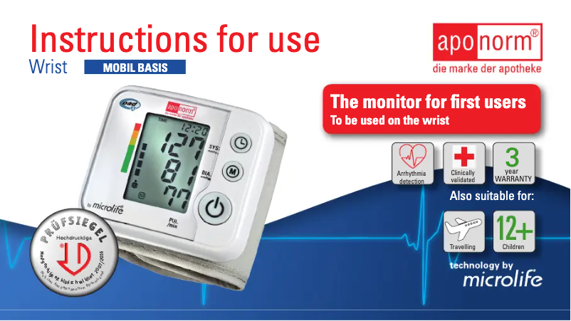 Página 1 del manual Manual de usuario Aponorm Mobil Basis