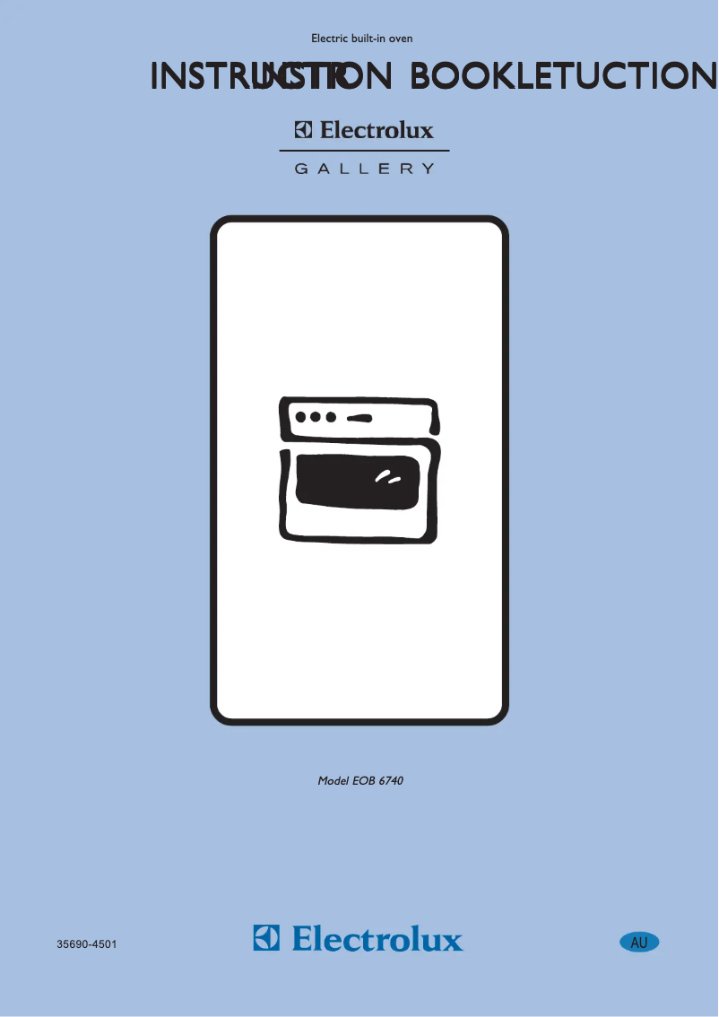 Image de la première page du manuel de l'appareil EOB 6740