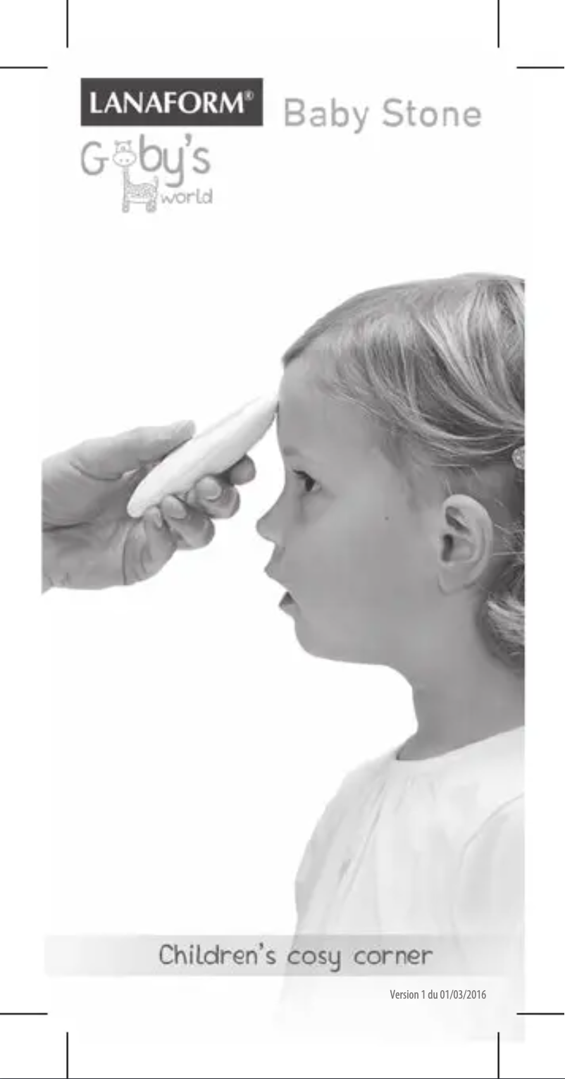 Page 1 de la notice Manuel utilisateur Lanaform Baby Stone LA090111
