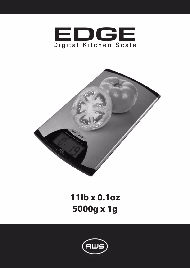 Page n°1 - Manuel utilisateur American Weigh Scales EDGE-5K