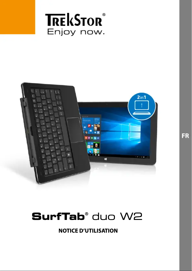 Page n°1 - Manuel utilisateur TrekStor SurfTab Duo W2
