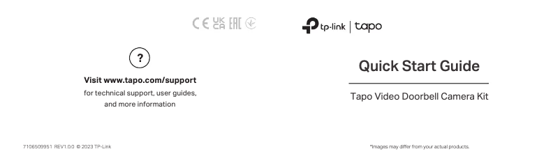 Page 1 de la notice Manuel utilisateur TP-Link Tapo D230S1