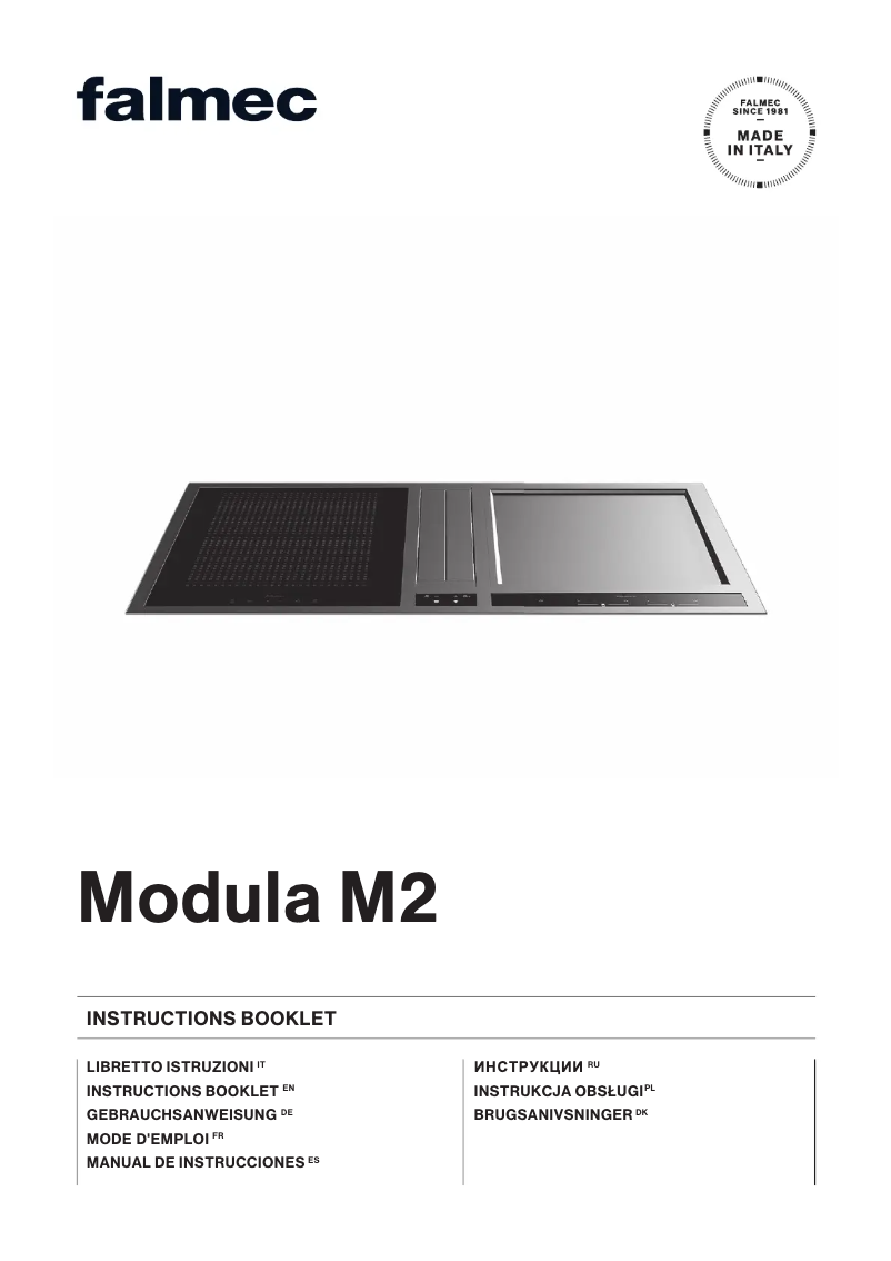 Page n°1 - Manuel utilisateur Falmec Modula M2