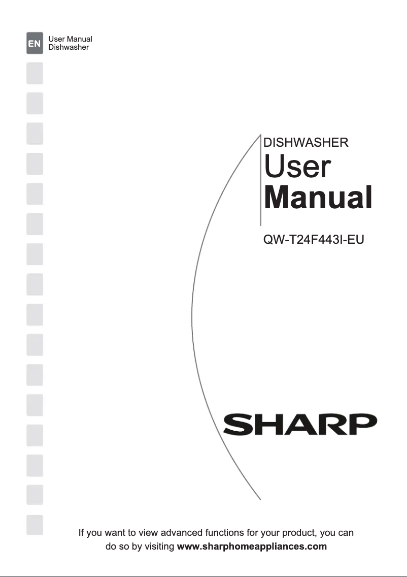 Page 1 de la notice Manuel utilisateur Sharp QW-T24F443I-EU