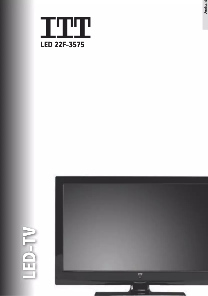 Page 1 de la notice Manuel utilisateur ITT LED 22F-3575