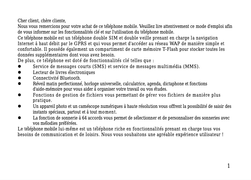 Page n°1 - Manuel utilisateur ITTM Dual77