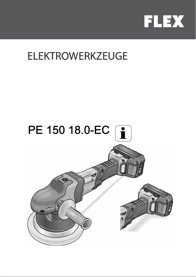 Image de la première page du manuel de l'appareil PE 150 18.0-EC