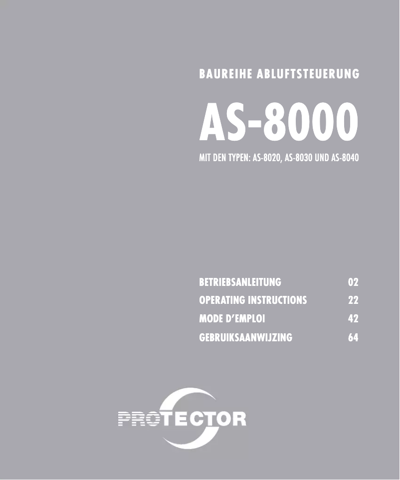 Image de la première page du manuel de l'appareil AS-8200