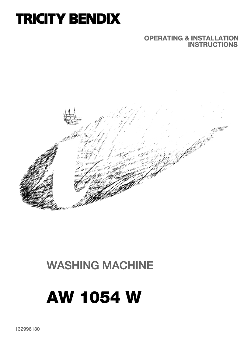 Image de la première page du manuel de l'appareil AW 1054 W
