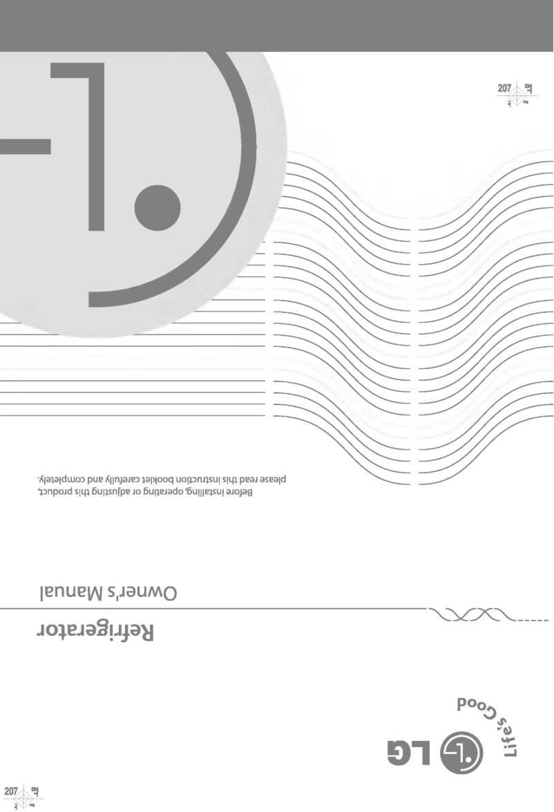 Page 1 de la notice Manuel utilisateur LG GR-429QTJ