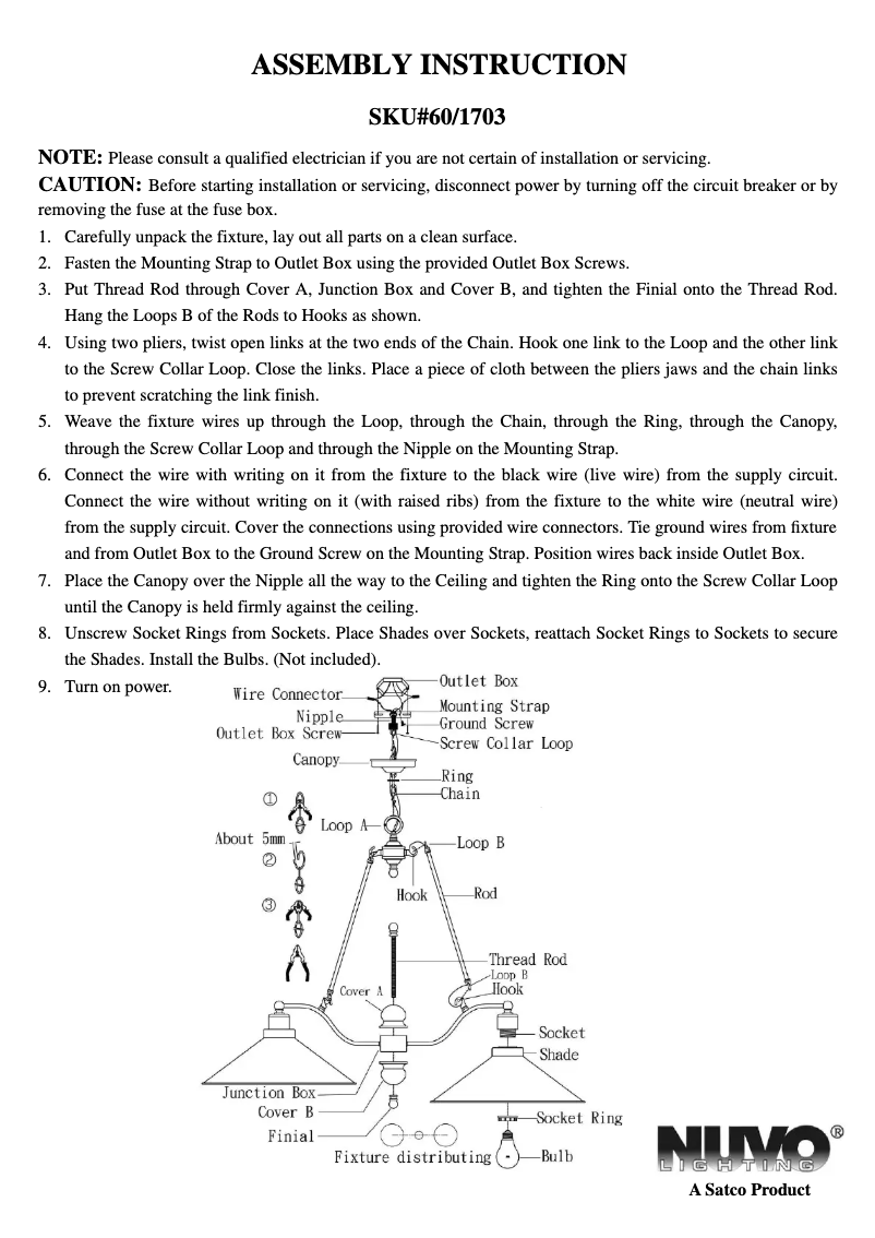 Página 1 del manual Manual de usuario NUVO Bridgeview 60/1703