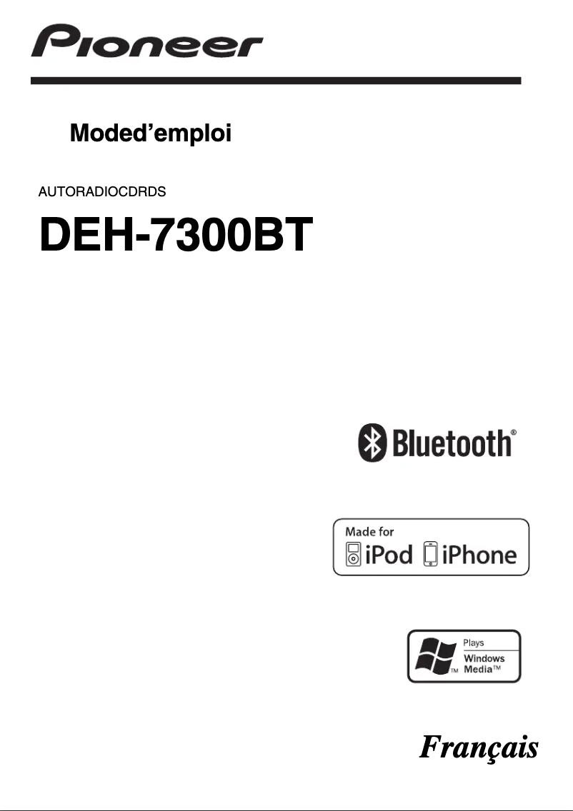 Página 1 del manual Manual de usuario Pioneer DEH-7300BT