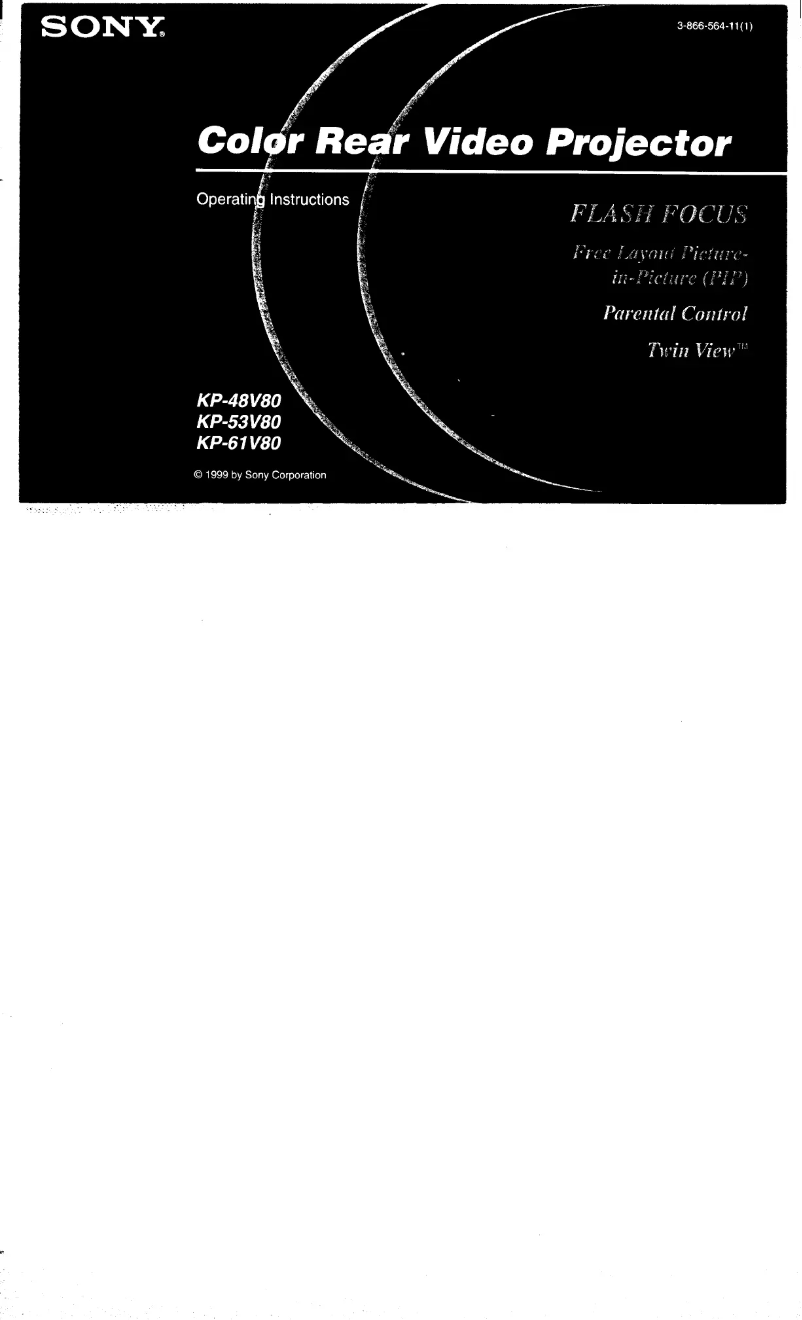 Image de la première page du manuel de l'appareil KP-48V80