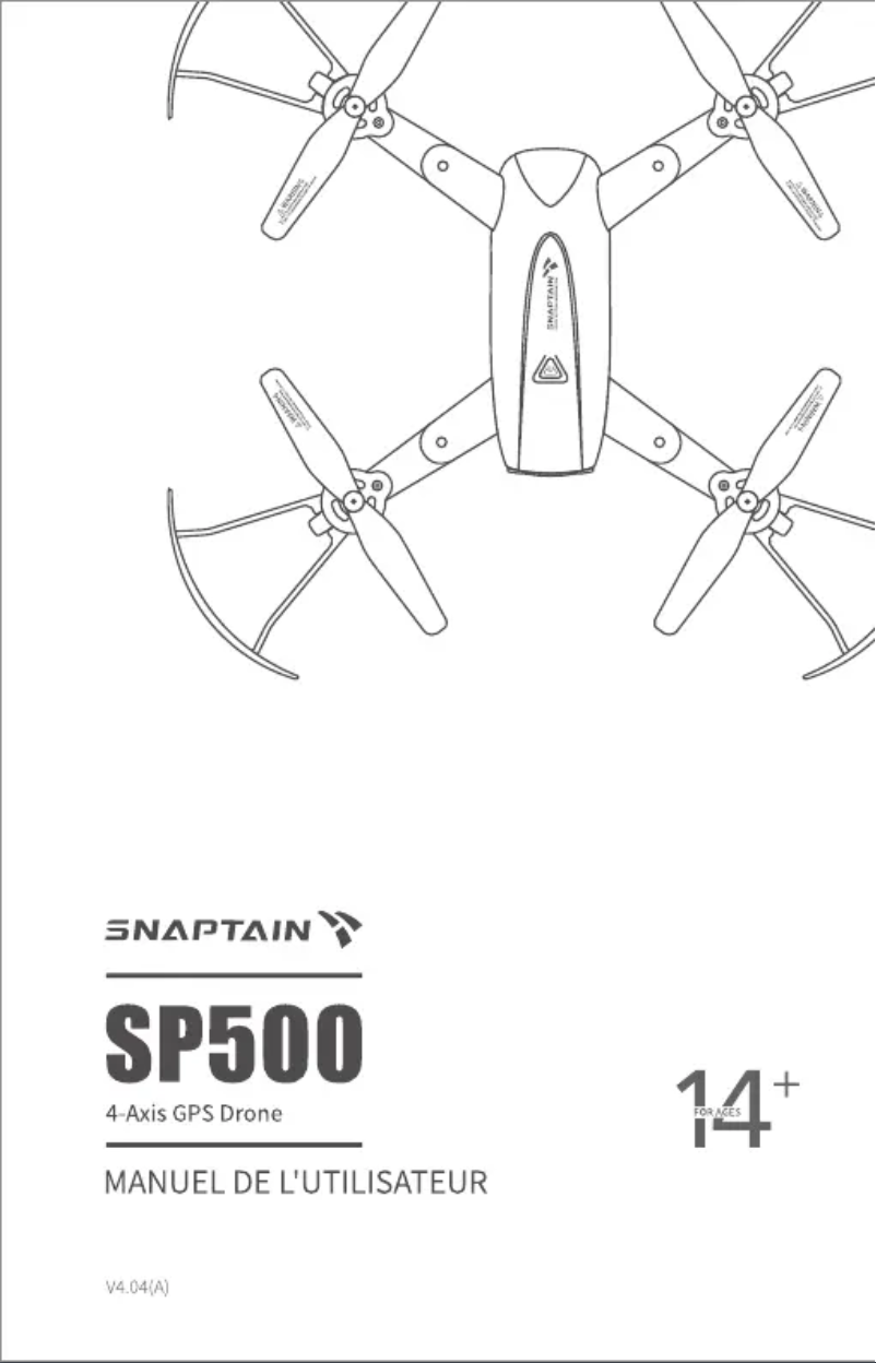 Page 1 de la notice Manuel utilisateur Snaptain SP500
