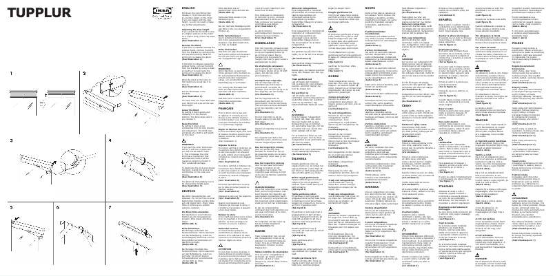 Page 1 de la notice Manuel utilisateur Ikea TUPPLUR