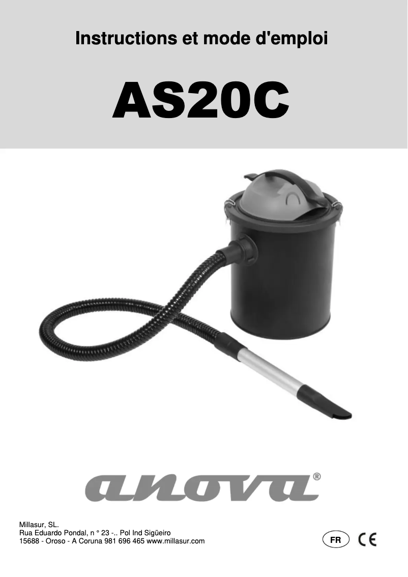 Image de la première page du manuel de l'appareil AS20C